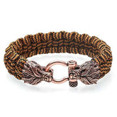 Vintage Woven Rope Wolf Bracelet | Wolf-Horde-165MM-